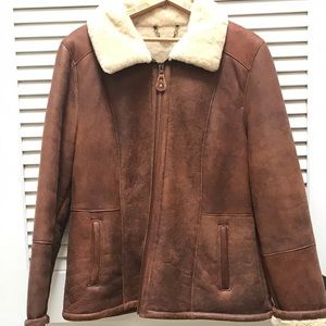 Woman’s Bomber-Style Shearling Jacket